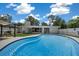 Enjoy this outdoor space complete with an inground pool and privacy fence at 2340 Ne 14Th Ave, Ocala, FL 34470
