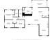 Detailed floor plan showcasing the layout of the home's bedrooms, bathrooms, kitchen, and living areas at 5500 Se 2Nd Pl, Ocala, FL 34480