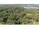 Aerial view of a wooded area and neighborhood with lakes at 6 Sequoia Loop, Ocklawaha, FL 32179