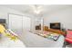 Cozy bedroom with a bed, dresser, and closet space at 6 Sequoia Loop, Ocklawaha, FL 32179