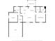 Detailed floor plan showcasing layout with kitchen, primary bedroom, and garage at 6113 Sw 101St Pl, Ocala, FL 34476
