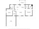 Detailed floor plan showcasing layout with kitchen, primary bedroom, and garage at 6113 Sw 101St Pl, Ocala, FL 34476