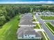 Aerial view of several single Gathering homes within a residential community at 7067 Sw 60Th Ln, Ocala, FL 34474