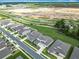 Stunning aerial shot showcases the neighborhood, highlighting the home's proximity to green spaces and amenities at 7067 Sw 60Th Ln, Ocala, FL 34474