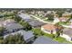 Enjoy the aerial view of this neighborhood, showcasing gorgeous lawns and tree-lined streets at 7243 Se 172Nd Legacy Ln, The Villages, FL 32162