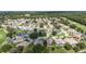 Expansive aerial view of the residential community near the golf course, showcasing the well-maintained landscape at 7243 Se 172Nd Legacy Ln, The Villages, FL 32162