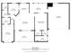 Detailed floor plan showcasing the layout of a 1320 square foot home with room dimensions at 8461 Sw 109Th St, Ocala, FL 34481