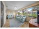 Bright sun room with lots of windows and access to the yard at 8461 Sw 109Th St, Ocala, FL 34481