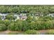 Aerial view of property nestled amongst lush trees with riverfront access at 8775 Sw 192 Ct, Dunnellon, FL 34432