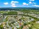 Birds eye view showcasing the community close to lake and golf, surrounded by lush landscape at 9120 Se 125Th Loop, Summerfield, FL 34491