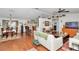 Bright living room featuring hardwood floors and open floor plan at 10086 Sw 62Nd Terrace Rd, Ocala, FL 34476