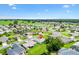Drone shot of the property nestled in a residential area at 12178 Se 174Th Pl, Summerfield, FL 34491