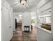 Foyer with views into the kitchen, living room, and an open floor plan at 19620 Fox Trl, Dunnellon, FL 34432