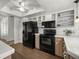 Functional kitchen featuring stainless steel appliances and ample cabinet space at 19620 Fox Trl, Dunnellon, FL 34432
