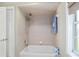 Tiled shower and tub combination with showerhead and faucet hardware at 2908 Se 22Nd Ave, Ocala, FL 34471