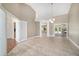 Spacious living room with tile floors, high ceilings, and open layout at 2908 Se 22Nd Ave, Ocala, FL 34471