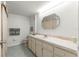 Neutral bathroom features vanity with ample counter space, with fresh towels and floral accents at 8830 Sw 98Th Pl # M, Ocala, FL 34481