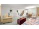 Spacious living room featuring a dining area, staircase, and comfortable seating at 8830 Sw 98Th Pl # M, Ocala, FL 34481
