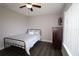 Cozy bedroom with great natural light, ceiling fan, and modern fixtures at 1829 Nw 85Th Loop, Ocala, FL 34475