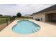 Private outdoor pool and backyard offering the perfect retreat for relaxation and enjoyment at 1829 Nw 85Th Loop, Ocala, FL 34475
