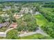 An aerial view of the home, neighborhood, and trees surrounding the home at 2676 Se 52Nd Ave, Ocala, FL 34480