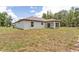 Backyard featuring a covered back porch, offering a seamless blend of indoor and outdoor living spaces at 28 Water Track Dr, Ocala, FL 34472