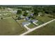 Aerial view of neighborhood featuring homes with spacious yards and some with private pools at 3645 Sw 151St Ct, Ocala, FL 34481