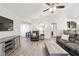 Bright living room with neutral tones, open layout, and modern finishes, creating a welcoming atmosphere at 4955 Se 89Th Place Rd, Ocala, FL 34480