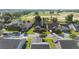 Aerial view of the neighborhood showcasing well-maintained homes and lawns in a suburban community at 4970 Nw 35Th Lane Rd, Ocala, FL 34482