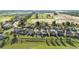 Bird's-eye view of the neighborhood displaying orderly homes, green lawns, and a clear demarcation of community layout at 4970 Nw 35Th Lane Rd, Ocala, FL 34482