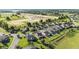 Scenic aerial shot of the community showing symmetrical homes, green lawns, and a developing landscape at 4970 Nw 35Th Lane Rd, Ocala, FL 34482