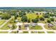 Aerial view of the neighborhood showcasing the home's location and surrounding greenery at 5 Dogwood Loop Ave, Ocala, FL 34472