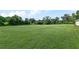 Expansive backyard with well-maintained lawn and trees with some fencing at 6730 Sw 9Th Ave, Ocala, FL 34476