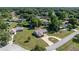 Aerial view of the property showcasing the spacious lot and mature trees at 7443 Sw 102Nd Pl, Ocala, FL 34476