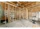 Interior of home under construction showcasing the framing and floor plan with insulation in place at 11506 Nw 20Th St, Ocala, FL 34482