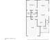 Floorplan layout of the property with dimensions of primary rooms and garage at 1405 Espinoza Ln, Lady Lake, FL 32159