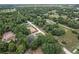 Captured from above, this view reveals a community nestled among lush trees at 14650 Sw 33Rd Ln, Ocala, FL 34481