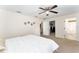 Bedroom with neutral colors with doorways to closet and bathroom at 14650 Sw 33Rd Ln, Ocala, FL 34481