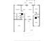 Detailed floor plan showcasing the layout of the home, including the primary bedroom, kitchen, and living room at 1819 Captiva Ct, The Villages, FL 32162