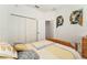 Comfortable bedroom with closet and stylish décor, perfect for relaxation at 19115 Sw 98Th Loop, Dunnellon, FL 34432