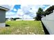 Expansive backyard enclosed by a white fence, offering privacy and space at 2883 Sw 146Th Place Rd, Ocala, FL 34473
