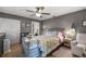 Cozy bedroom with a full-sized bed, complemented by ample closet space at 42 Almond Dr, Ocala, FL 34472