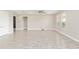 Open living room with neutral tones and a ceiling fan at 4419 Nw 54Th Ter, Ocala, FL 34482