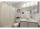Neutral bathroom with shower and vanity sink at 505 Fairways Ln # B, Ocala, FL 34472