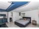 A finished basement offers a well lit bedroom, bathroom, and living space at 510 Se 19Th St, Ocala, FL 34471
