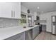Modern kitchen featuring sleek countertops, stainless steel appliances, and ample cabinet space for storage and style at 510 Se 19Th St, Ocala, FL 34471