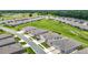 Expansive aerial view of single-Gathering homes in a well-maintained community with lush green spaces and tree-lined streets at 5233 Nw 43Rd Lane Rd, Ocala, FL 34482