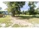 Spacious backyard with mature trees, fencing, and plenty of room to play at 5596 Nw 57Th St, Ocala, FL 34482