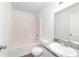 Clean bathroom featuring a tub/shower and white vanity at 5596 Nw 57Th St, Ocala, FL 34482
