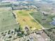 Overhead view of property highlighting fields, ponds, and residence within property boundaries at 4880 Bannon Island Rd, Haines City, FL 33844